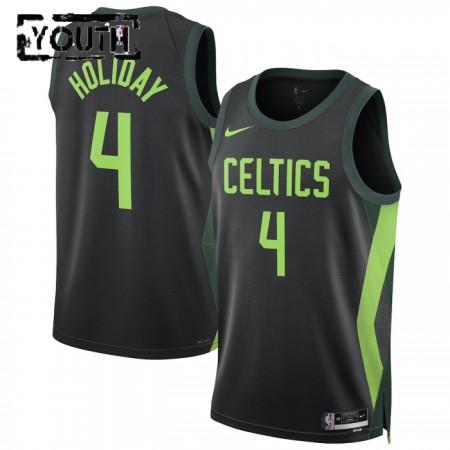 Maillot Enfant Boston Celtics Jrue Holiday 2024-25 Nike City Edition Noir Swingman